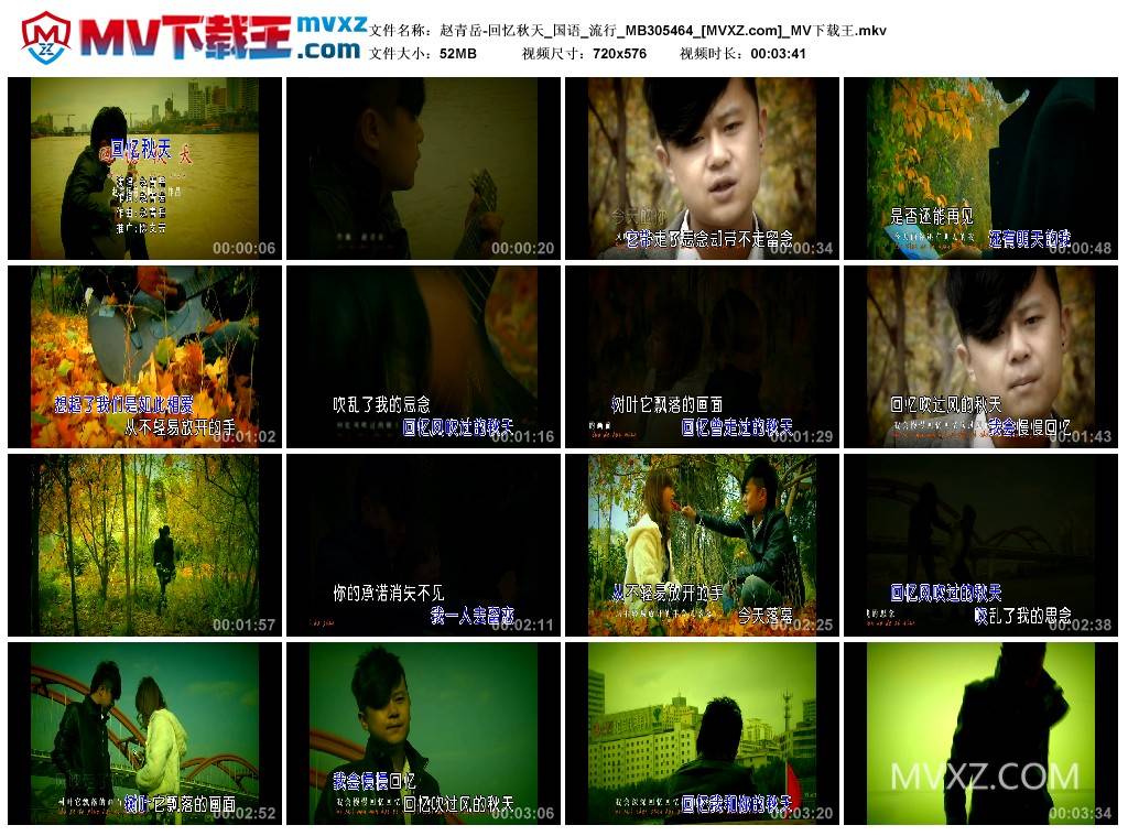 赵青岳-回忆秋天_国语_流行_MB305464